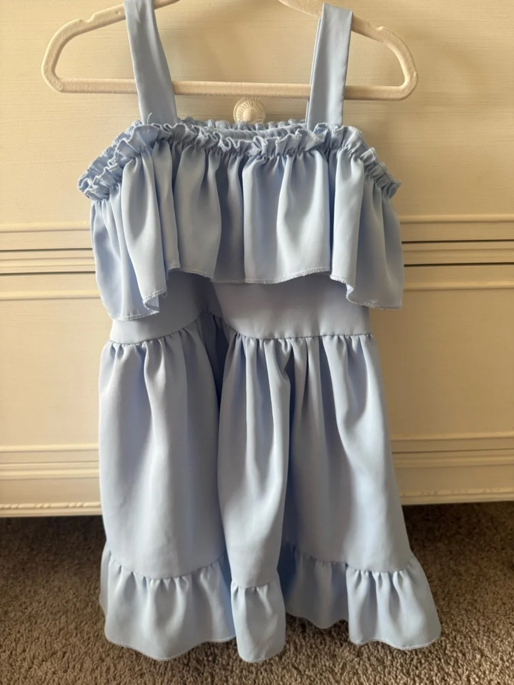 Light Blue Ruffled Sundress - Picture 1 of 2